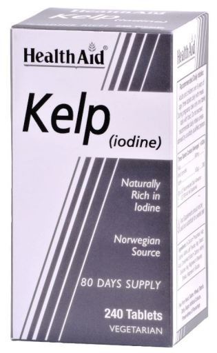 HealthAid Kelp Rico en Yodo 240 Comprimidos