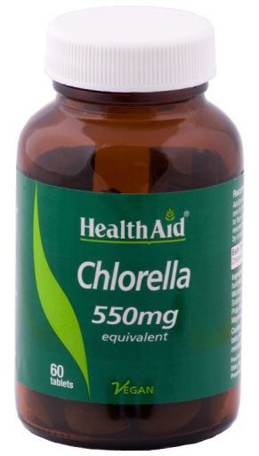 HealthAid Chlorella 550 mg Derivado de Hierbas Silvestres 60 Comprimidos