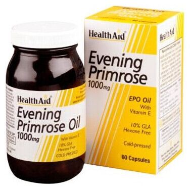 HealthAid Aceite de Onagra 1.000 mg 60 C&aacute;psulas
