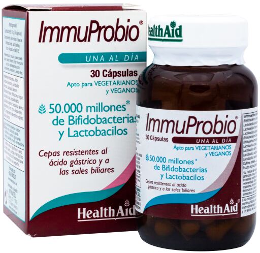 HealthAid Immuprobio 30 C&aacute;psulas