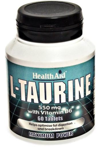 HealthAid L-Taurina Amino&aacute;cido 60 Comprimidos