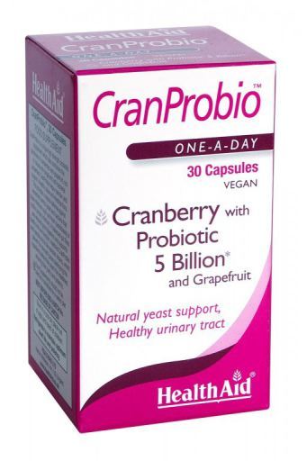HealthAid Cranprobio Suplemento Probi&oacute;tico 30 C&aacute;psulas