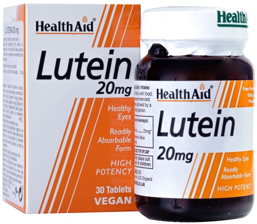 HealthAid Luteina 20 mg 30 C&aacute;psulas