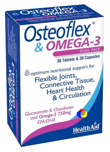 HealthAid OsteoFlex con Omega 3 30 Comprimidos