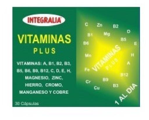 Integralia Vitaminas Plus 30 C&aacute;psulas