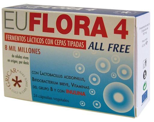 Herbofarm Euflora 4 All Free 24 C&aacute;psulas