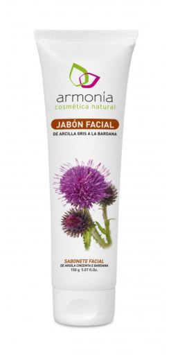 Armon&iacute;a Cosm&eacute;tica Natural Jab&oacute;n Facial de Arcilla Gris Tubo 150 ml
