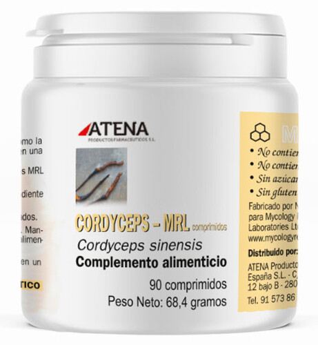 Atena Cordyceps-Mrl 500 mg 90 Comprimidos