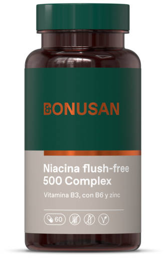 Bonusan Niacin Flush-Free 500 mg 60 Capsules