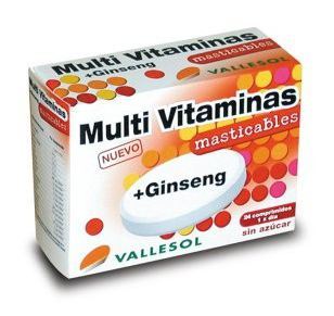 Vallesol Multivitaminas+Ginseng 24 Comprimidos