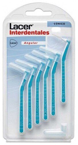 Interdental Cepillo Cil&iacute;ndrico Angular C&oacute;nico 6 unidades