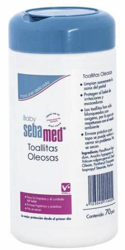 Sebamed Toallitas Oleosas 70 Unidades