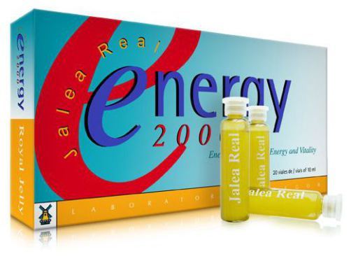 Laboratorios Tegor Energy 2000 jalea real 20 ampollas
