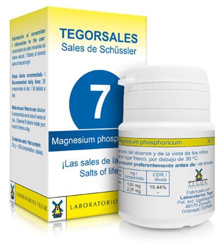 Laboratorios Tegor Magnesium fosfato de magnesio d6 tegorsales N7 350 comprimidos