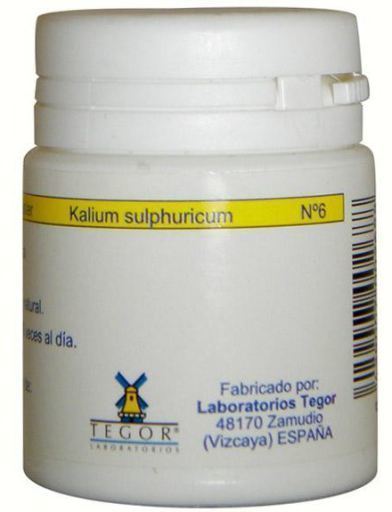 Laboratorios Tegor Kalium sulfato de potasio d6 tegorsales N6