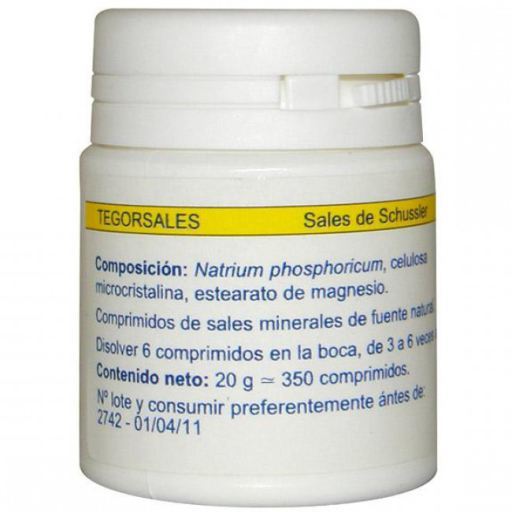 Laboratorios Tegor Natrium sulfato d6 tegorsales N10 20 gramos