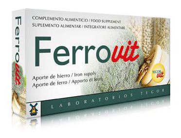 Laboratorios Tegor Ferrovit vitablets 30 comprimidos