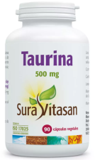Taurina 500 mg 90 Cápsulas Taurina 500 mg 90 Cápsulas