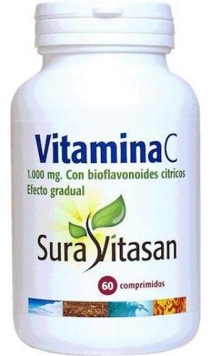 Sura Vitasan Vitamina C 1000 mg Efecto Gradual 60 Comprimidos