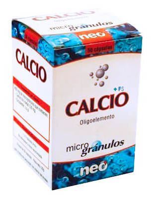 Neovital Health Calcio Microgranulos 50 C&aacute;psulas