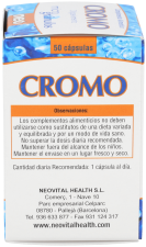 Cromo Microgranulos 50 C&aacute;psulas