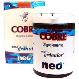 Neovital Health Cobre Microgranulos 50 C&aacute;psulas