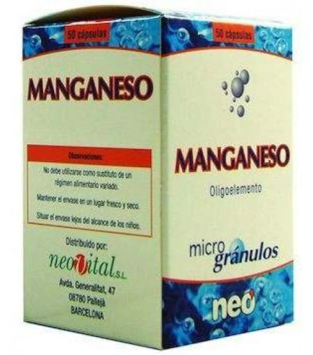Neovital Health Manganeso Microgranulos 50 C&aacute;psulas