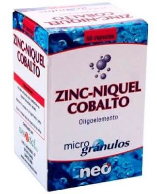 Neovital Health Zinc Niquel Cobalto Microgranulos 50 C&aacute;psulas
