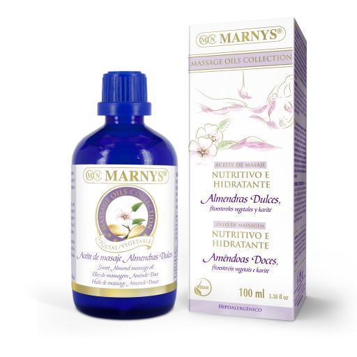 Marnys Moisturising and nourishing massage oil Sweet Almonds 100 ml