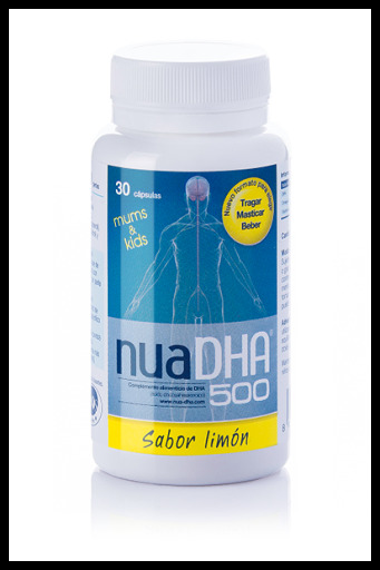 Nua Biological DHA 500 Lim&oacute;n 30 Perlas