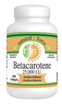 Nutriforce Beta-Caroteno/pro-Vitamina A 25000Ui 100 Perlas