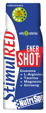 Nutrisport Stimul red ener shot Caja 20 unidades de 60 mililitros.