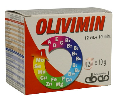 Kiluva Olivimin Vit+Mine 12 Sobres