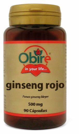 Obire Ginseng Rojo 500 mg 90 C&aacute;psulas