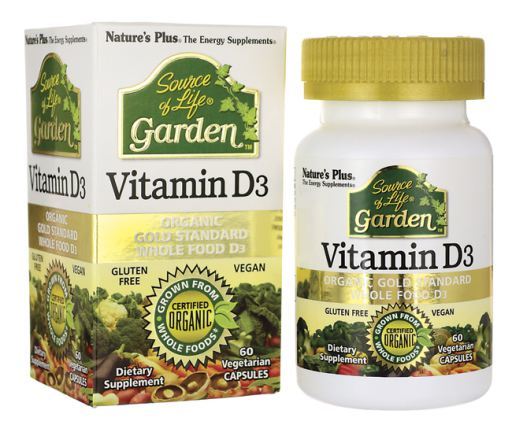 NaturesPlus Vitamina D3 Garden 60 C&aacute;psulas