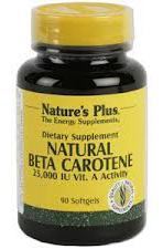 NaturesPlus Beta Caroteno Natural - 90 Capsulas Blandas