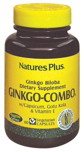 NaturesPlus Antioxidante Ginkgo-Combo - 60 Capsulas