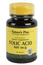 NaturesPlus Acido Folico - 90 Comprimidos