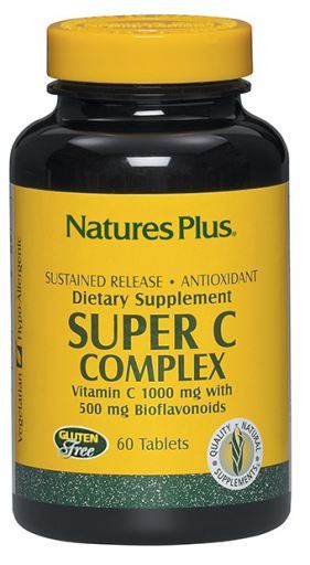 NaturesPlus Super C Complex Bioflavonoides 60 Comprimidos