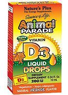 NaturesPlus Vitamina D3 en gotas Animal Parade - 10 ml.