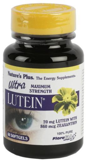 NaturesPlus Antioxidante Ultra Luteina - 60 Capsulas Blandas