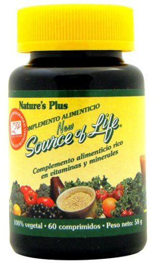 NaturesPlus Complejo Multivitaminico Source Of Life 60 Comprimidos