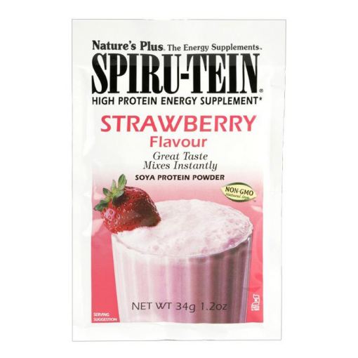 NaturesPlus Merengada Spiru-Tein de Fresa 34gr