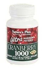 NaturesPlus Herbal Actives Ar&aacute;ndanos Ultra Cranberry 60 comprimidos 1000 mg