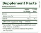 Lecitina De Soja 1200 mg - 90 Capsulas Blandas