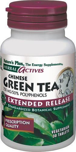NaturesPlus Herbal Actives Te Verde Chino - 30 Comprimidos