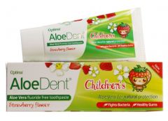Dentifrico Aloe Vera Sin Fluor Fresa Ni&ntilde;os 50 ml