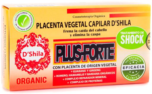 D'Shila Vegetable Placenta Plus Forte 4 x 25 ml