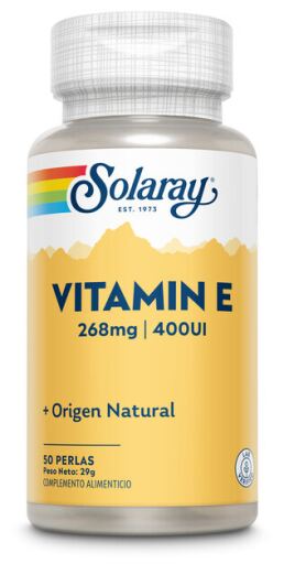 Solaray Vitamina E 50 Perlas