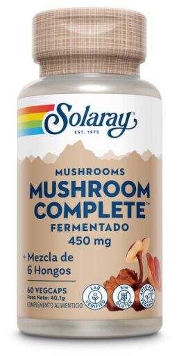 Solaray Setas Completas 60 C&aacute;psulas Vegetales